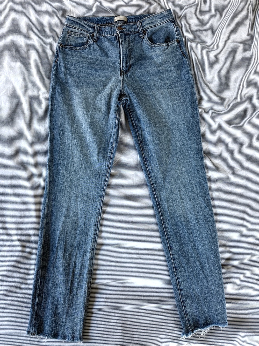 Oliver Logan Women's tapered Leg High-Rise Jeans size 29